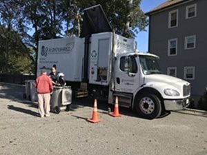 Shred Day at Trapelo Road Banking Center